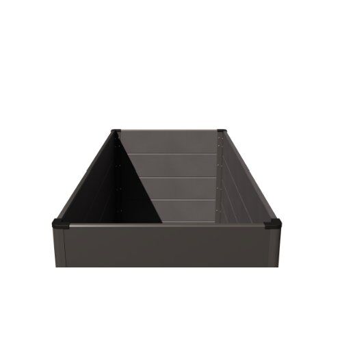  GroJa Hochbeet GroJa Lumino Stecksyst. Hochbeet Anthrazit DB 703 | 150 x 70 x 75 cm folienverschweißt 12466952